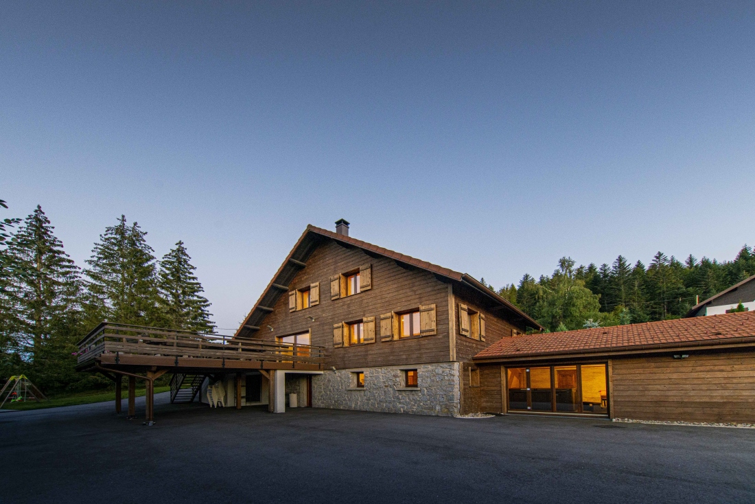 Chalets en hiver