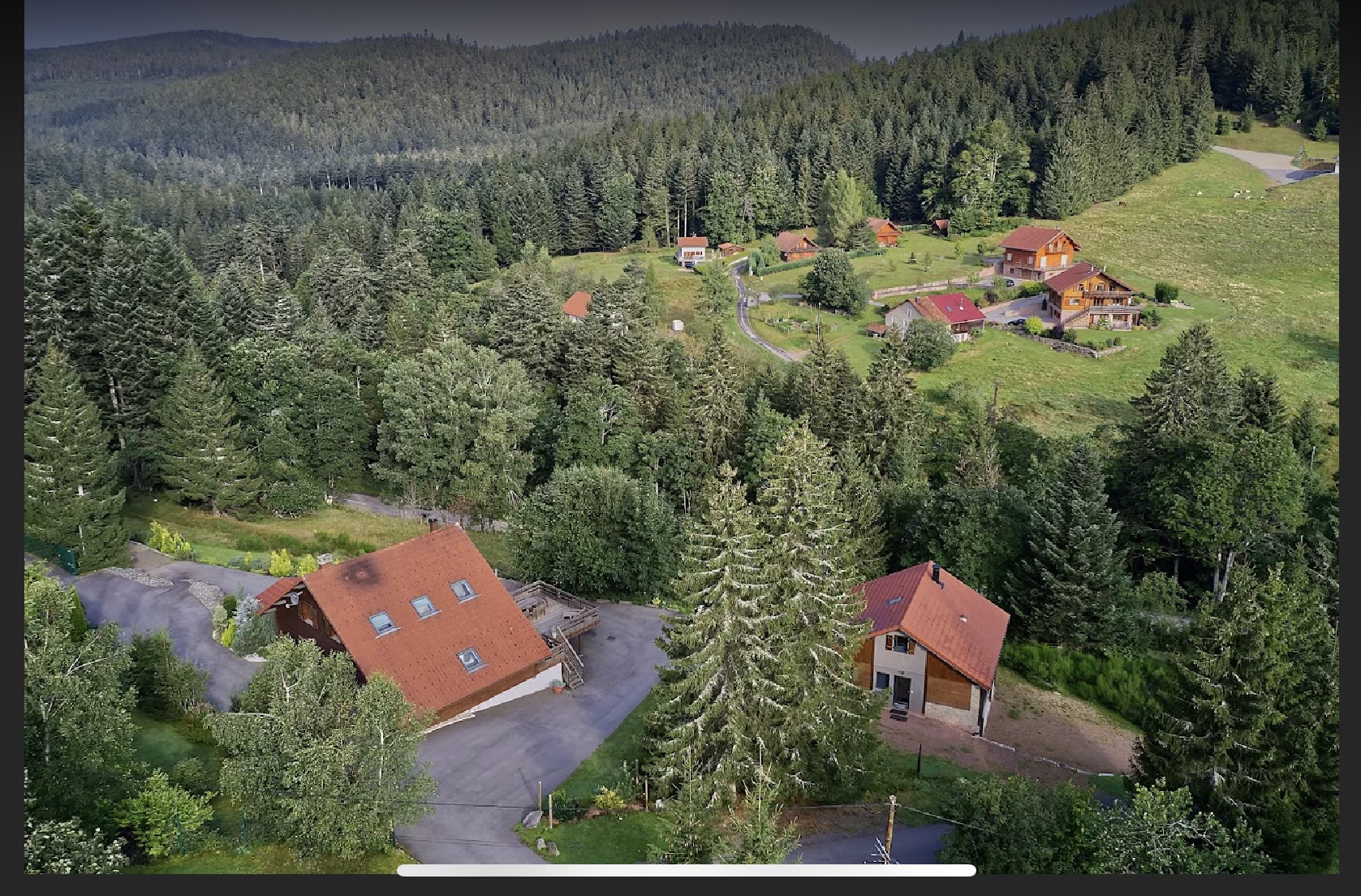 Vue drone été – domaine du Grand Valtin